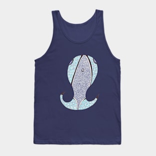 Whale Spiral Drawing Tank Top